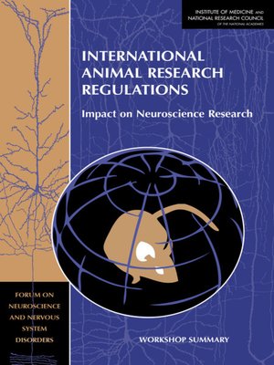 cover image of International Animal Research Regulations
